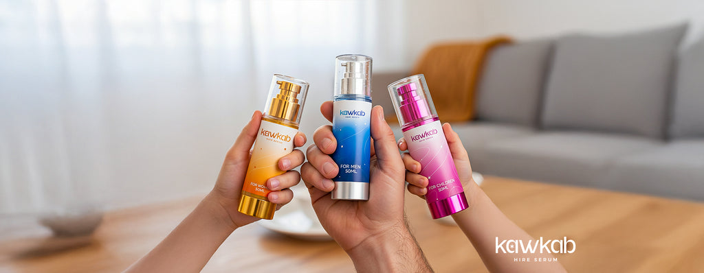 Kawkab Family Hair Care Bundle - مجموعة العناية بالشعر لكل افراد الاسرة